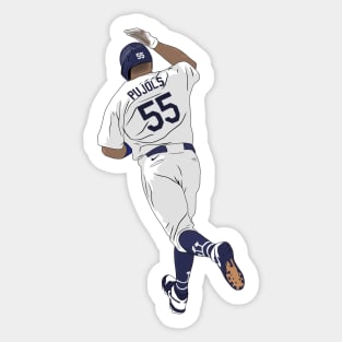 Albert Pujols Los Angeles Baseball Home Run Sticker